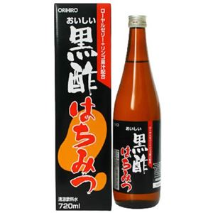 オリヒロ おいしい黒酢はちみつ 720ml 【3セット】