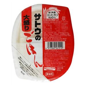 サトウのごはん 新潟産コシヒカリ 大盛300g 【18セット】 - 拡大画像