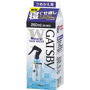 （まとめ買い）ギャツビー 寝ぐせ直しウォーター 詰替え用250ml×6セット