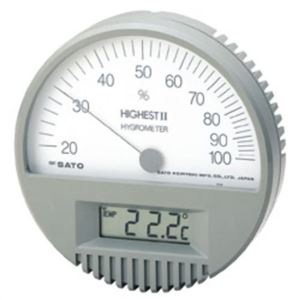 ハイエストII型湿度計（温度計付）