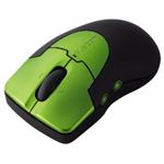 エレコム ワイヤレスレーザーマウス Micro Grast 5ボタン Mサイズ ネオングリーン M-PG2DLGN