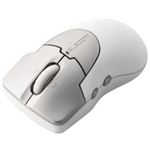 エレコム ワイヤレスレーザーマウス Micro Grast 5ボタン Mサイズ ホワイト M-PG2DLWH ホワイト M