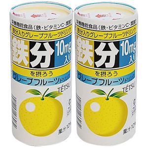 【ケース販売】TETSU（鉄）グレープフルーツドリンク 210g*30本 - 拡大画像