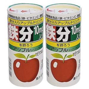 【ケース販売】TETSU（鉄）アップルドリンク 210g*30本 - 拡大画像