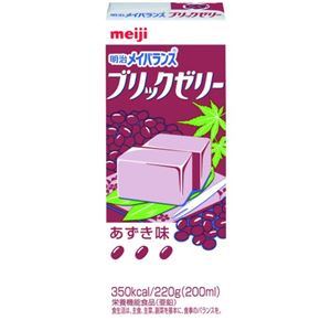 明治 メイバランス ブリックゼリー あずき 200ml×24本入