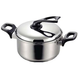 Estel（エステル） 両手鍋 18cm スタンド式フタ採用 EST-18W