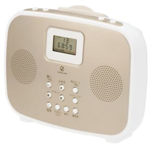 コイズミ シャワーCDラジオ SAD-4308／N（ゴールド）