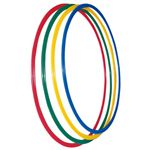 トーエイライト フラットフープ600（直径60cm） 4色1組（青・緑・赤・黄 各1本） B-3692