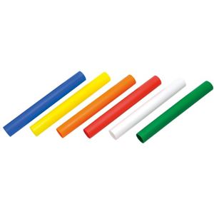 （まとめ買い）トーエイライト カラープラバトン G-1202 6本1組(赤・青・黄・緑・白・オレンジ各1本)×2セット