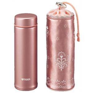 タイガー ステンレスミニボトル サハラマグ 0.3L 専用ポーチつき MMP-H030-PD ピンク - 拡大画像