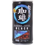 【ケース販売】龍泉洞 珈琲 ブラック 無糖 190g×30本