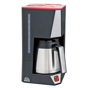 カリタ ステンレスポット式 コーヒーメーカー 10杯用 ブラック EC-103 P - 拡大画像