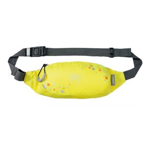 アシックス ウエストポーチ レディース EBT185 イエロー*グレー F - 拡大画像
