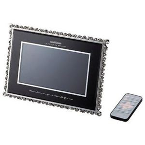 エレコム 7インチ デジタルフォトフレーム エタニティラブ DPF-D7WW10BK ブラック - 拡大画像