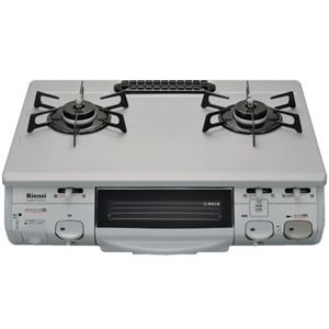 リンナイ ガステーブル 水有り片面焼きグリル（都市ガス12A・13A用右強火タイプ） KGE661FTS（SL）R-13A