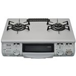 リンナイ ガステーブル 水有り片面焼きグリル（プロパンガス用右強火タイプ） KGE661FTS（SL）R-LPG