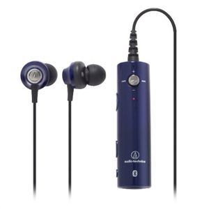 オーディオテクニカ Bluetooth対応 ワイヤレスステレオヘッドセット ATH-BT02-BL ブルー - 拡大画像