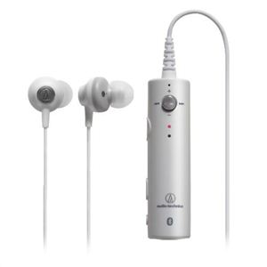 オーディオテクニカ Bluetooth対応 ワイヤレスステレオヘッドセット ATH-BT02-WH ホワイト - 拡大画像