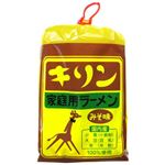 【ケース販売】小笠原製粉 キリンラーメン みそ味 6食詰 546g×8袋