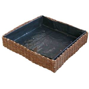 籐カバー付プランター 大