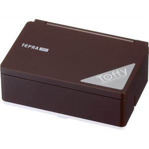 キングジム ラベルライター テプラPRO SR300TF チャ(ショコラホワイト) - 拡大画像
