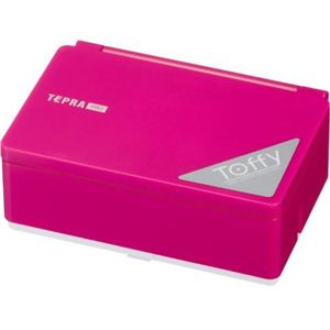 キングジム ラベルライター テプラPRO SR300TF ヒン(チェリーピンク) - 拡大画像