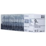 キングジム テプラPROテープ 10個パック SS9K-10P（白／黒文字 9mm幅）