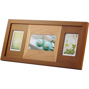 ラドンナ BIENNALE（ビエンナーレ） デジタルフォトフレーム 7インチ DPB04-70-BR ブラウン - 拡大画像