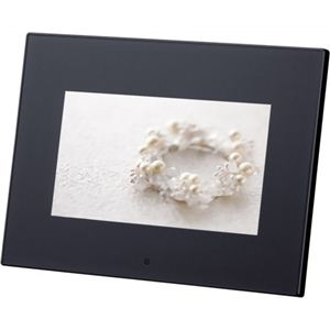 ラドンナ CUTENSIL（キューテンシル） デジタルフォトフレーム（パール） 7インチ DP13-70-DG ダークグレー - 拡大画像