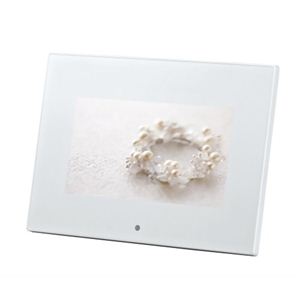 ラドンナ CUTENSIL（キューテンシル） デジタルフォトフレーム（パール） 7インチ DP13-70-WH ホワイト - 拡大画像