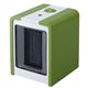 コンパクトファンヒーター CUBE（キューブ） グリーン RCW-35GN