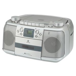 コイズミ CDステレオラジカセ SAD-4781／S シルバー