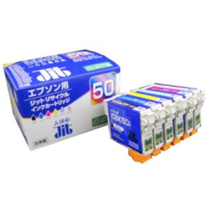 エプソン用 リサイクルインクカートリッジ 6色パック JIT-E506PZ