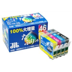 エプソン用 インクカートリッジ たっぷりント 4色パック JIT-TPE464P