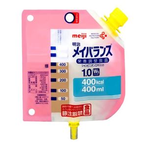 メイバランス 栄養調整食品 1.0Wsパック 400Kcal バニラ風味 400ml×12袋入 - 拡大画像