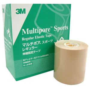 3M マルチポア スポーツ 粘着性綿布伸縮包帯 75mm×5m 4ロール