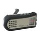 手回しケータイ充電ラジオライト PR-306 ブラック