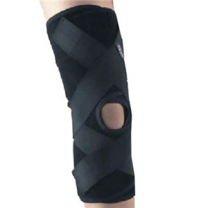 スポーツニーガード ブラック LL 0007831（膝（ひざ）用サポーター） - 拡大画像