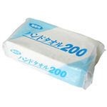 【ケース販売】業務用ハンドタオル ホワイト 200枚×30パック