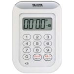 タニタ 丸洗いタイマー100分計 TD-378-WH ホワイト