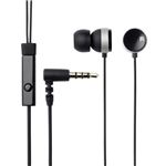 エレコム カナルタイプヘッドホン/iPhone用/マイク付/円形/1.2m/ブラック EHP-IPIN100BK