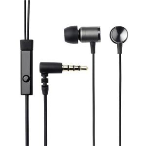 エレコム カナルタイプヘッドホン/iPhone用/マイク付/BA/ブラック EHP-IPIN500BK