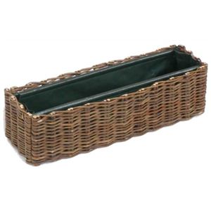 籐カバー付プランター 小