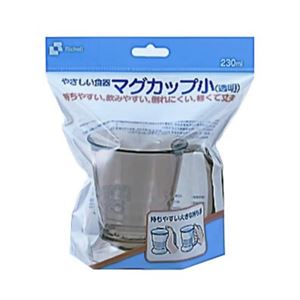 やさしいマグカップ 小 （透明）