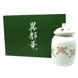 異都華 消臭アロマポット（ピンクの花）