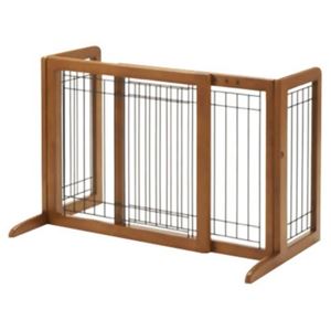 リッチェル ペット用 木製おくだけゲート