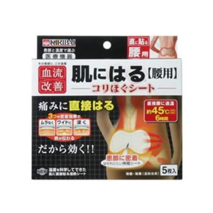 血流改善 腰用 コリほぐシート 5枚入