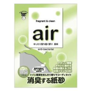 air 消臭する猫砂 森林 6L