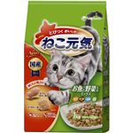 ねこ元気 おいしさバランス お魚と野菜入りミックス かつお・白身魚入り 1.0kg