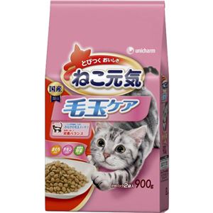 ねこ元気 おいしさバランス 毛玉ケアまぐろ・チキン・野菜入り 800g